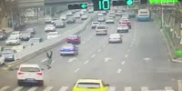 Girl takes a flight