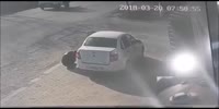 Good reaction saves his ass