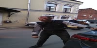 Annoying zombie gets finally knocked