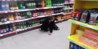 Psycho with a knife wants to kill himself and gets arrested