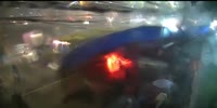 Bus shelter collapses
