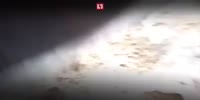 Guy run over by ... tank