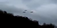 UFO with jet escort