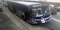 Sad: Old Woman Run Over by Bus