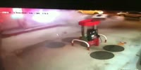 CCTV Footage captures fatal accident at gas station