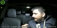 Robbery of the taxi driver in Poland