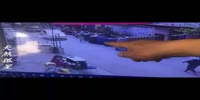 The girl was hit by a car.