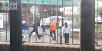 London: machete wielding man beaten by a gang