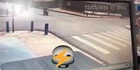 Motorcyclist gets killed by a pick up truck at the intersection
