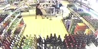 Shoppers tackle thief after violent baseball bat attack