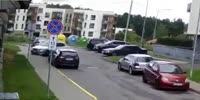 car spins out of control