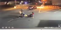 Driver hits motorbike potentially killing one rider