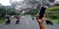 Amazing escape from volcano