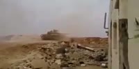 Tank avoids TOW hit by few feet