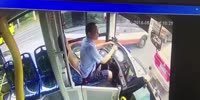 Bus driver got a heart attack