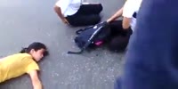 Girl got a seizure after she fell off her scooter