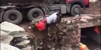 Drunk man falls off a bridge and crushed by his bike