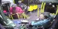 Bus driver gets hurt while a robbery
