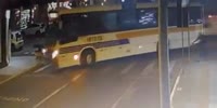 Man in critical condition after he was knocked and run over by bus