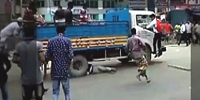 Irony: Truck Kills 2 Protesting Reckless Driving