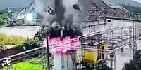 Tank Explosion Throws Workers Sky High