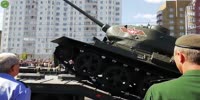 Vladimir and his T-34 tank.