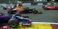 2018 F1 Belgian Grand Prix Crash