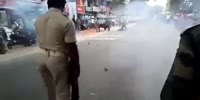 Indian police shoot three protesters