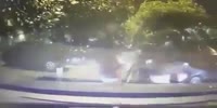 Driver wrecks through thugs trying to rob him