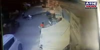 Falling pole kills a motorcyclist