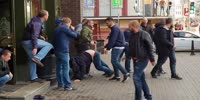 Moscow soccer fans fight