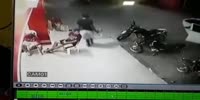 Street assassination CCTV Clean hit.
