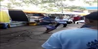 Street vendors fight over trading place