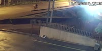 Cyclist gets struck and killed on the empty road