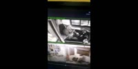 Bus driver has a heart attack and crashes his vehicle into the pole