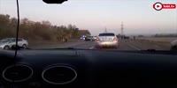 Biker thrown like a rag doll