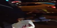 Fight after rap concert in Moscow