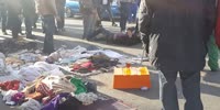 Arabs chase and catch street market thief