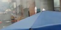 Moment of explosion in Colombian court