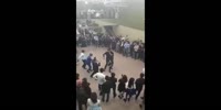 Wedding dancing turn into the fight