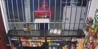 Thug pours gasoline & threatens to set cashier on fire