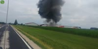 Plane crashes on farm.