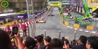 F3 race Macau crash (another angle)
