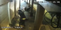 Cops pick a sudden fight with a homeless man sleeping on the sidewalk