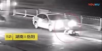 Man on the phone gets struck from behind & killed