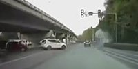 High-Speed Motorcycle Wreck