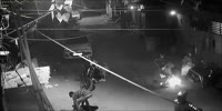 Quick assassination caught on CCTV
