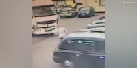 Karma: Shop lifter falls under the truck