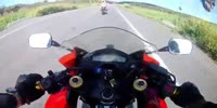 GoPro high speed motorcycle crash