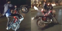 Motorcycle Stunt Gone Wrong